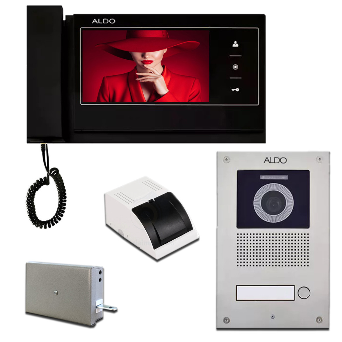 دربازکن تصویری آلدو مدل AL-4UCM/1/727 دربازکن تصویری آلدو مدل AL-4UCM/1/727