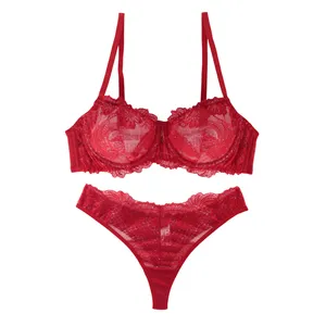 ست شورت و سوتین زنانه پدلی مدل فنردار توری کد P208