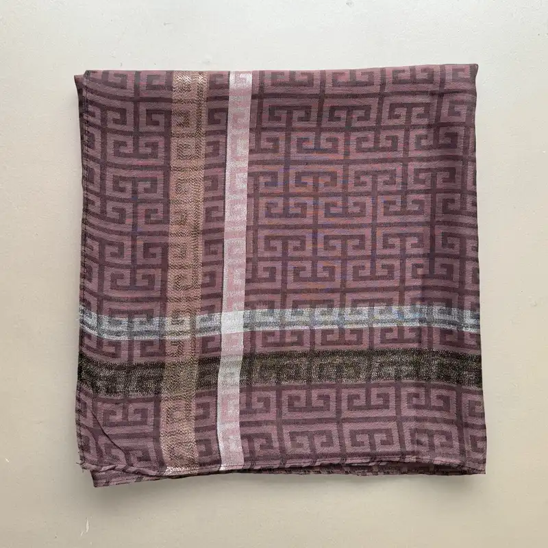 روسری زنانه مدل نخ حریر کد 6