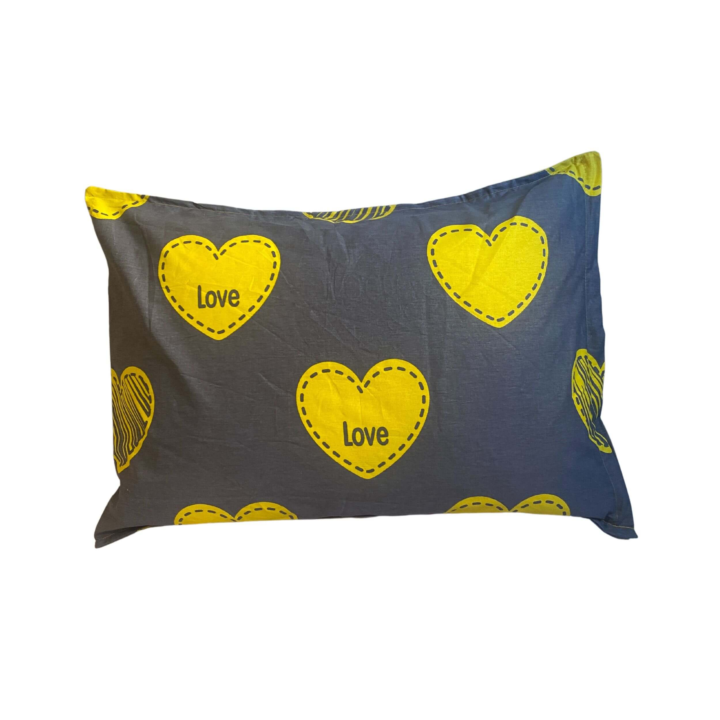 روبالشی مدل نخی ترک طرح قلب