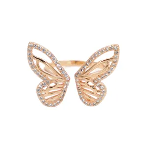 انگشتر زنانه مون رِی مدل butterfly کد 360