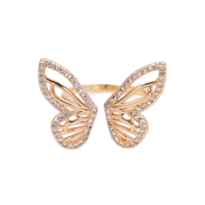 انگشتر زنانه مون رِی مدل butterfly کد 360