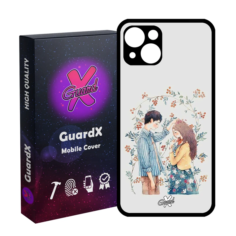 کاور گارد ایکس طرح Love مدل Glass10316 مناسب برای گوشی موبایل اپل iPhone 13
