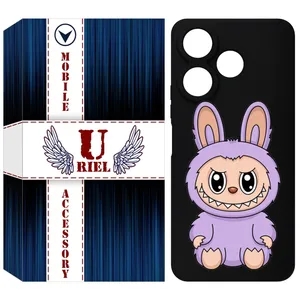 کاور یوریل قاب مدل KSH کد 130 طرح عروسک لبوبو مناسب برای گوشی موبایل شیائومی Redmi 13x / 13 4G / Poco M6 4G