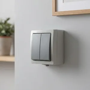 کلید دو پل  روکار بهداد الکتریک مدل S