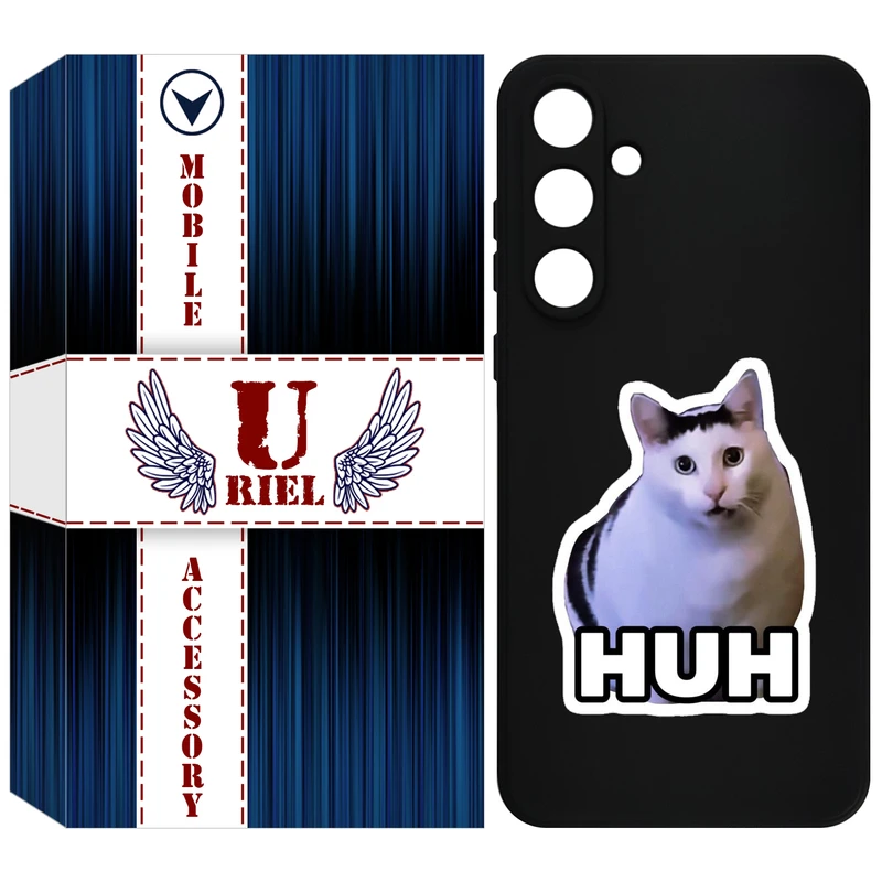 کاور یوریل مدل KSH کد 85 طرح HUH مناسب برای گوشی موبایل سامسونگ Galaxy A35