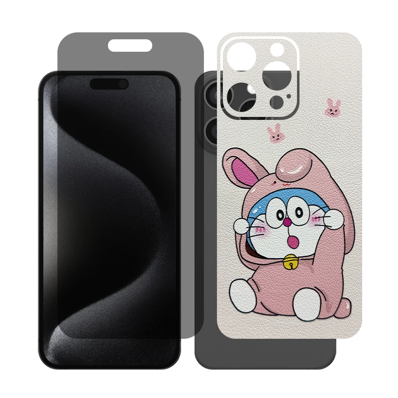 محافظ صفحه نمایش حریم شخصی گلس مدل Together مناسب برای گوشی موبایل اپل iPhone 15 Pro Max به همراه برچسب پوششی