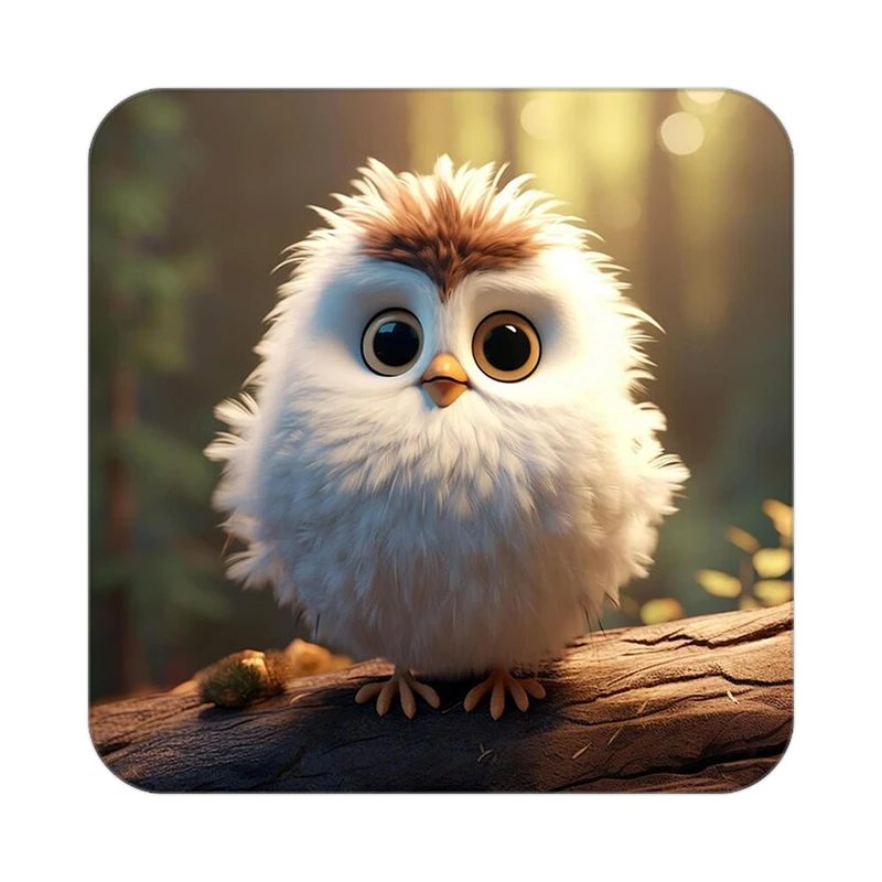 زیر لیوانی کاکتی طرح حیوانات کارتونی مدل mp28110