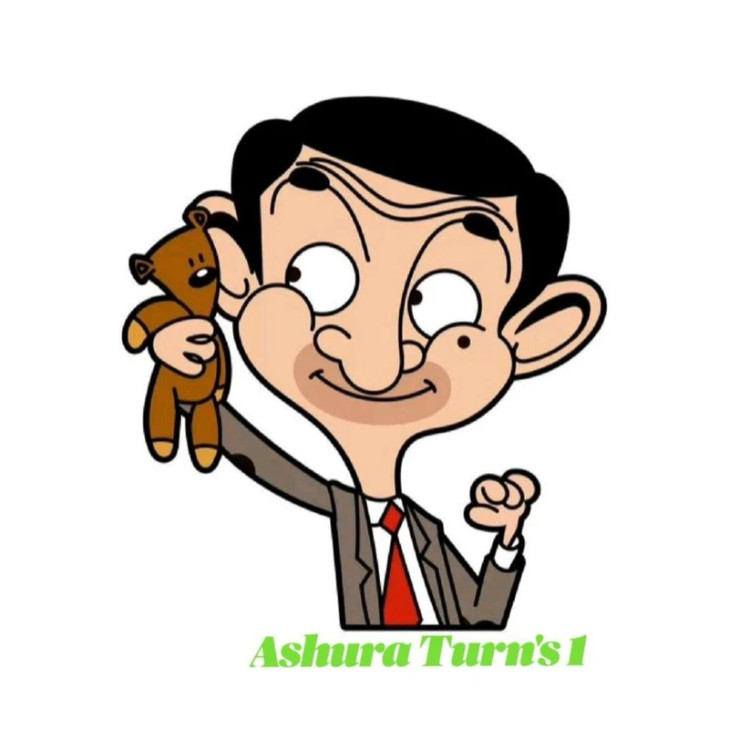 استیکر پارچه و لباس پاد آفرین مدل کارتونی مستر بین بامزه جذاب کد 1578