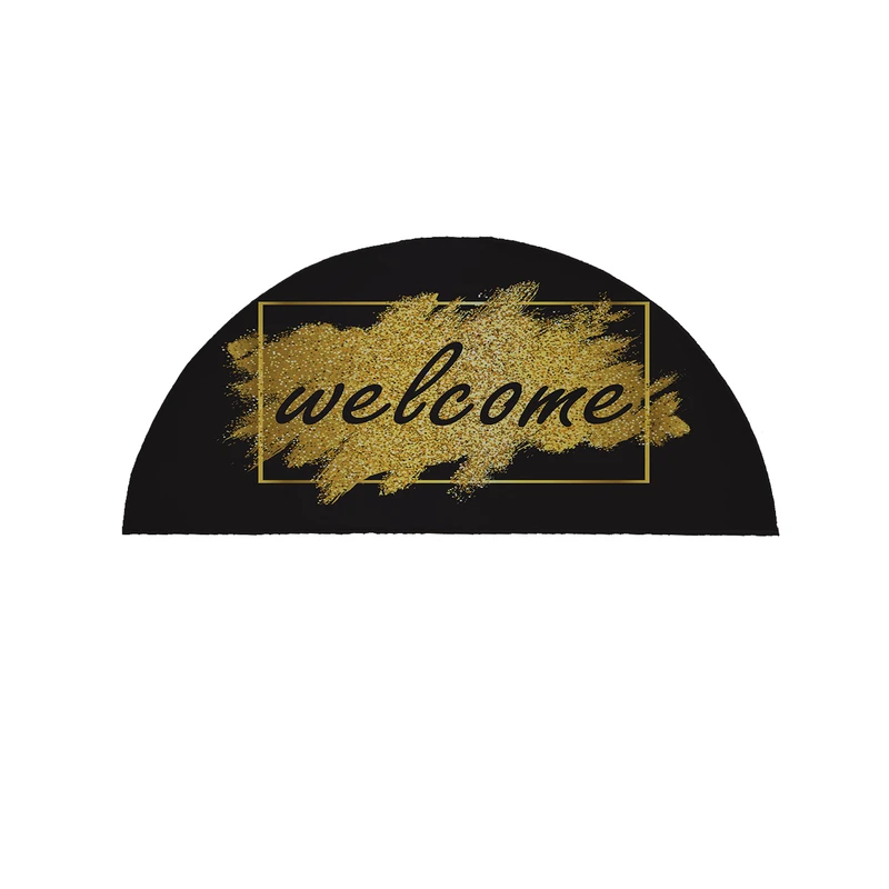  پادری مدل نیم دایره طرح Welcome کد 8368 سایز 90×45 سانتی متر