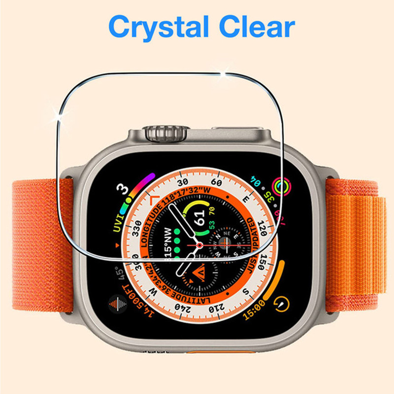 محافظ صفحه نمایش راینو مدل R-Glass مناسب برای اپل واچ Ultra 49 میلی متری