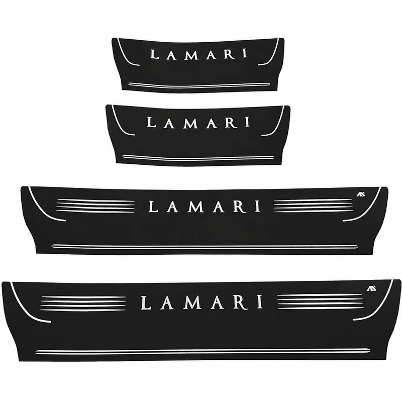 برچسب پارکابی خودرو استیک کد M323 مناسب برای لاماری مجموعه 4 عددی