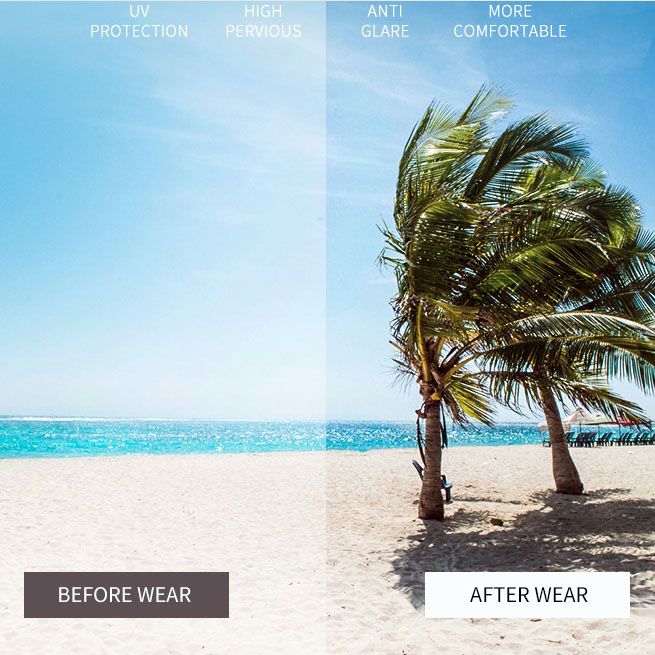 عینک آفتابی مدل ML6007 Obsidian Semi Transparent -  - 8