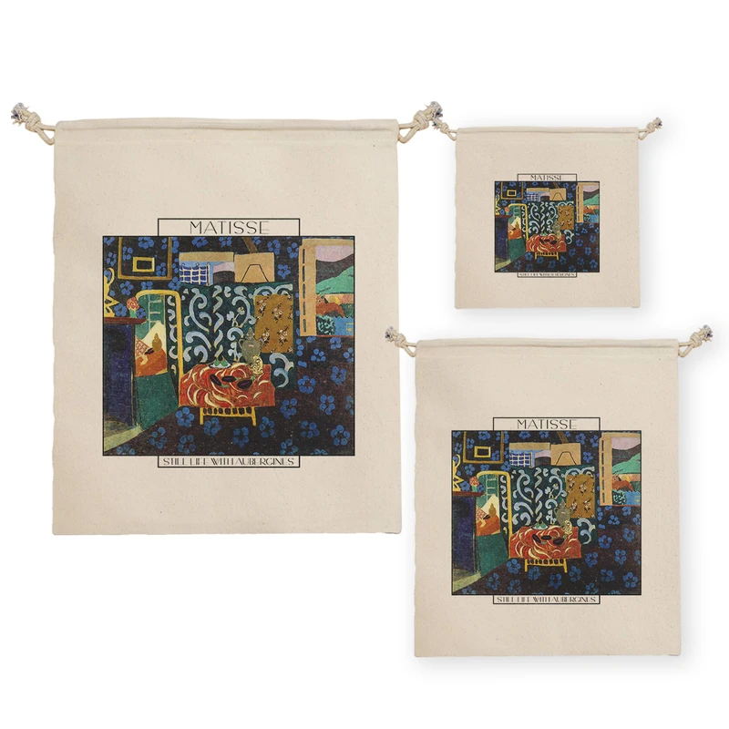 نظم دهنده ترمه طراحان ایده مدل اشیاء بی جان، بادمجان ها  از ماتیس کد art0664 مجموعه سه عددی