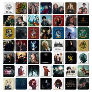 مگنت خندالو طرح هری پاتر Harry Potter مدل مربعی کد 61 مجموعه 49 عددی