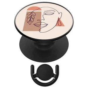 پایه نگهدارنده گوشی موبایل پاپ  سوکت آکام مدل APSC002554 به همراه پاپ کلیپ