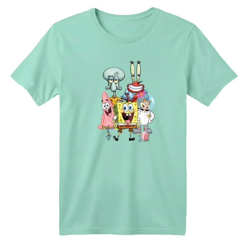 تی شرت آستین کوتاه بچگانه مدل باب اسفنجی کد ۸