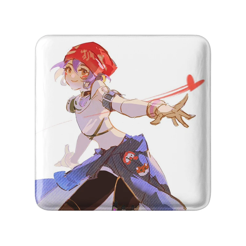 پیکسل خندالو طرح بازی اورواچ (Overwatch) مدل مربعی کد 31614