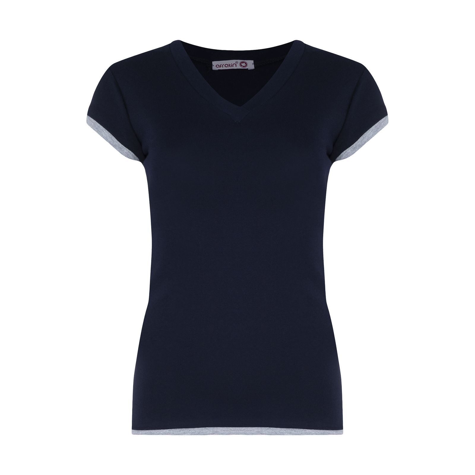 تی شرت زنانه افراتین کد 2556 رنگ سرمه ای -  - 1
