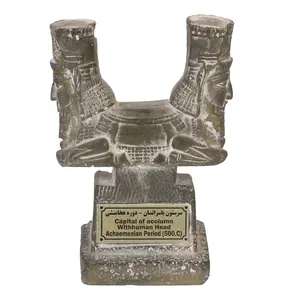 تندیس مدل سر ستون با سر انسان دوره هخامنشی کد 120
