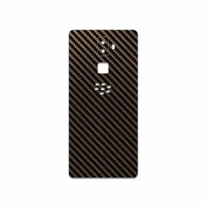 MAHOOT Glossy-Brown-Fiber Cover Sticker for BlackBerry Evolve