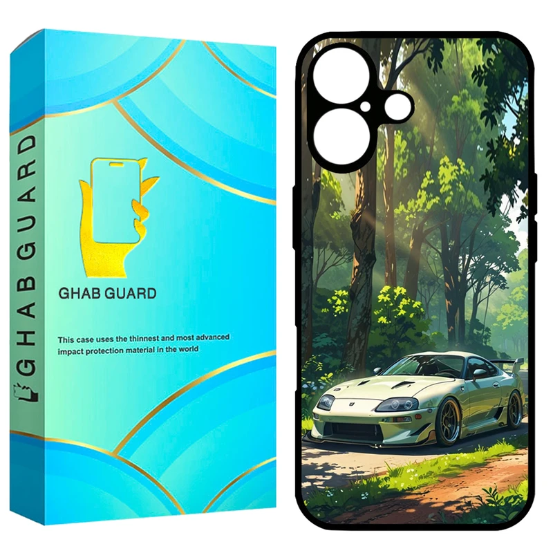 کاور قاب گارد طرح ماشین مدل GCHP16 مناسب برای گوشی موبایل اپل iPhone 16