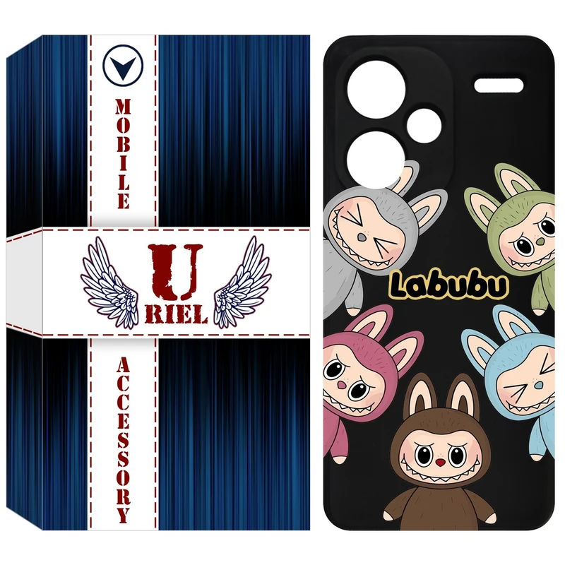 کاور یوریل مدل KSH کد 102 طرح عروسک لبوبو مناسب برای گوشی موبایل شیائومی Redmi Note 13 Pro Plus