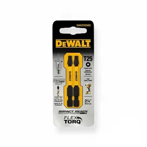 سری پیچ گوشتی دیوالت مدل  DWA2TX25IR2 بسته 2 عددی 