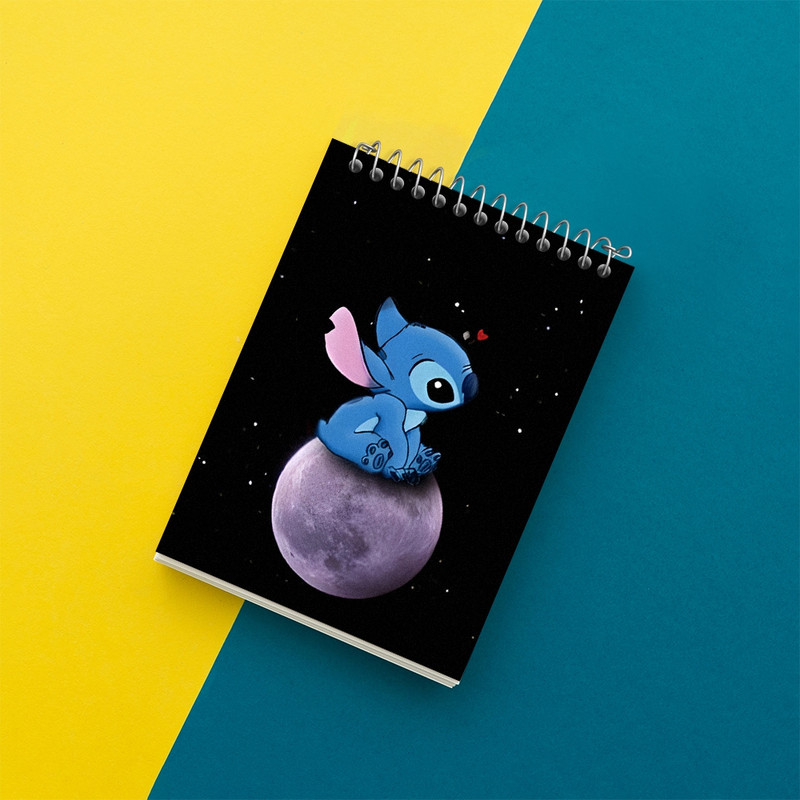 دفتر یادداشت 50 برگ خندالو مدل استیچ (Stitch) کد 37186