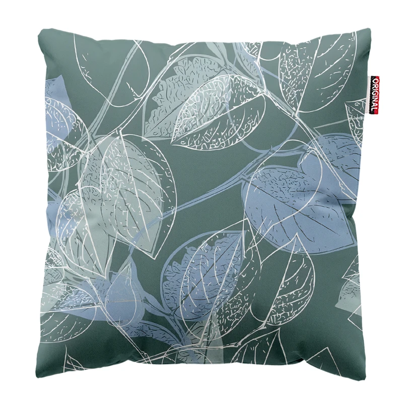 کوسن پاد آفرین مدل گل و برگ کد PK403170 سایز 40*40 سانتی متر