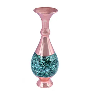 گلدان فیروزه کوبی مدل صراحی کد 020001