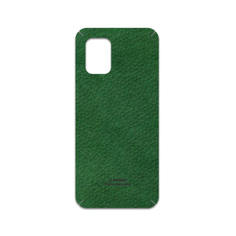 برچسب پوششی ماهوت مدل Green-Leather مناسب برای گوشی موبایل شیائومی Mi 10 Lite 5G