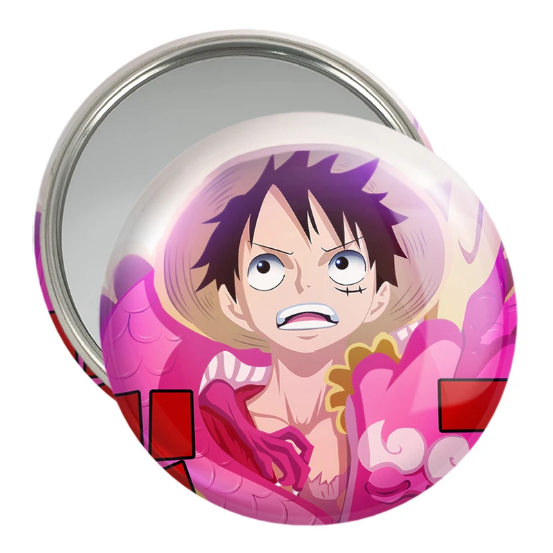 آینه جیبی خندالو مدل لوفی انیمه وان پیس One Piece  کد 17253