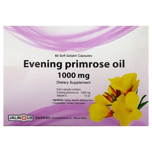 کپسول ژلاتینی نرم روغن گل مغربی جالینوس بسته 60 عددی