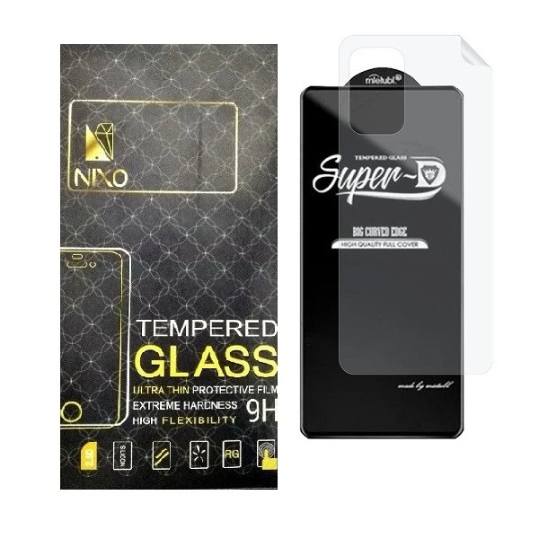 محافظ صفحه نمایش نیکسو مدل 2SN-Gls مناسب برای گوشی موبایل سامسونگ Galaxy A51 4G به همراه محافظ پشت