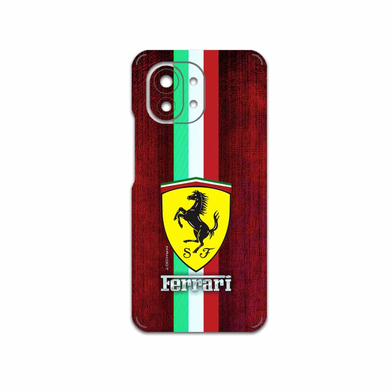 برچسب پوششی ماهوت مدل Ferrari مناسب برای گوشی موبایل شیائومی Mi 11 5G
