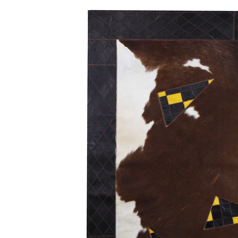 کلاژ فرش چرم و پوست مدل LFR028