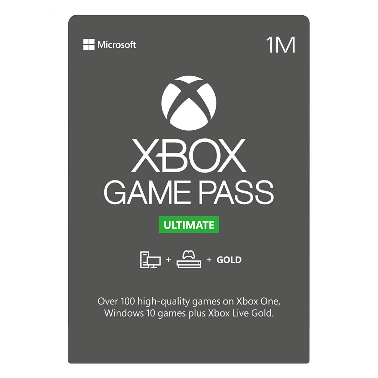 گیفت کارت یک ماهه ایکس باکس مدل Game Pass Ultimate