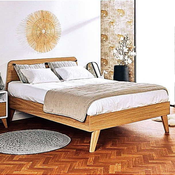 تخت خواب ام دی اف یک نفره مدل G-10 سایز 200×90سانتی متر