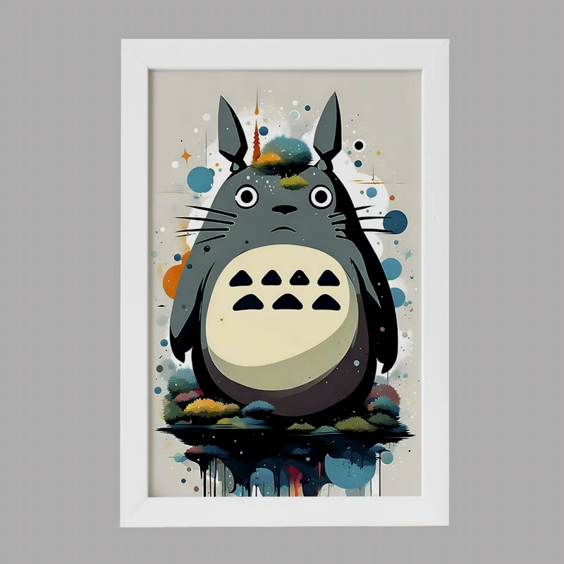 تابلو خندالو مدل انیمه توتورو (Totoro) کد F6676