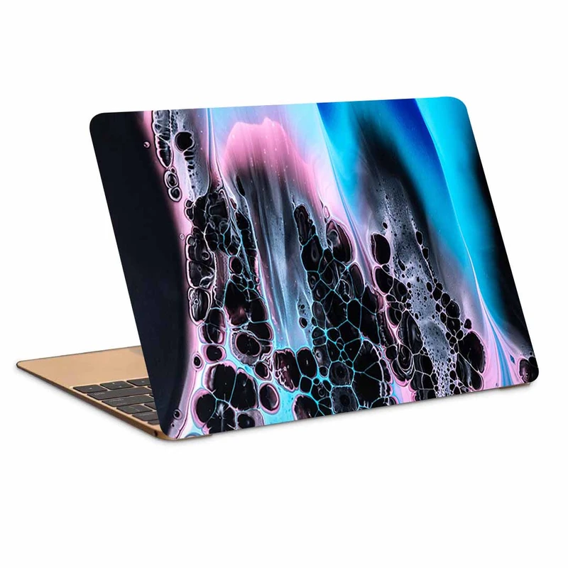 استیکر لپ تاپ طرح paint liquid macro کد N-454 مناسب برای لپ تاپ 15.6 اینچ