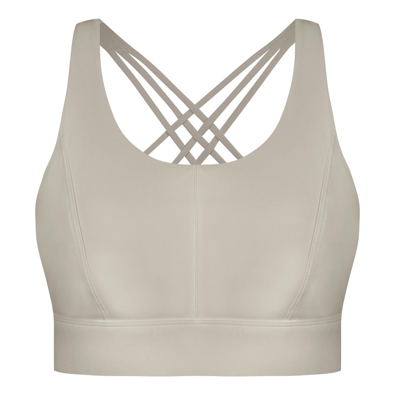 نیم تنه ورزشی زنانه ماییلدا مدل اسپورت پد ثابت پشت ضربدری کد 4848