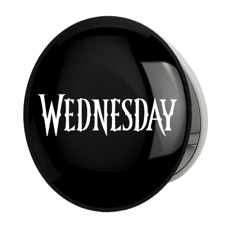 آینه جیبی خندالو طرح سریال ونزدی Wednesday مدل تاشو کد 25310 
