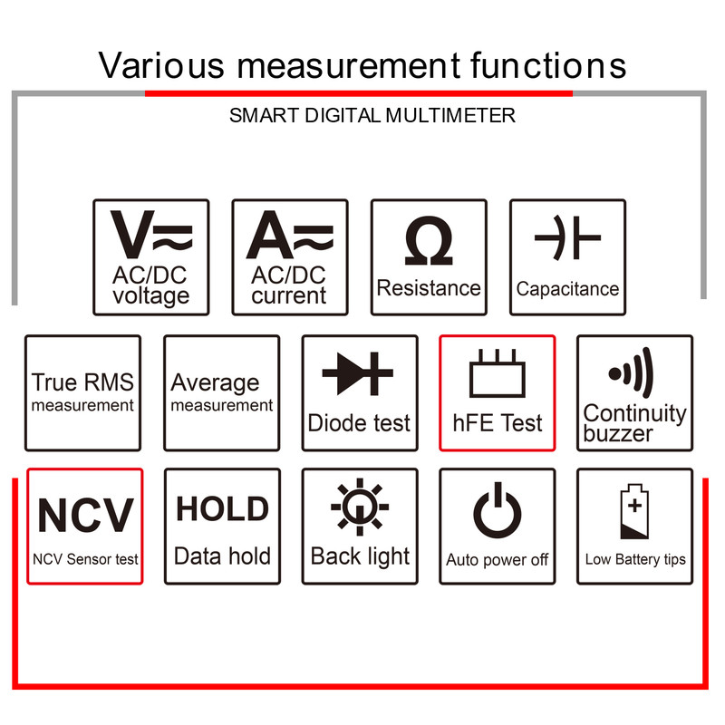 مولتی متر دیجیتال کمسو مدل KM-DM02A