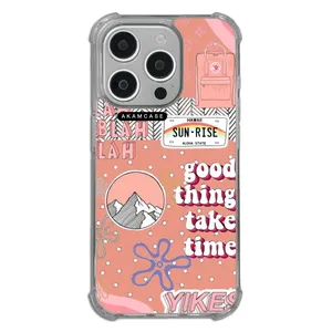 AKAM AMCWTA15PRO-GOOD VIBES16 Cover For Apple iPhone 15 Pro