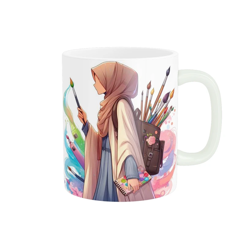  ماگ پاد آفرین طرح روز نقاش کد 2548