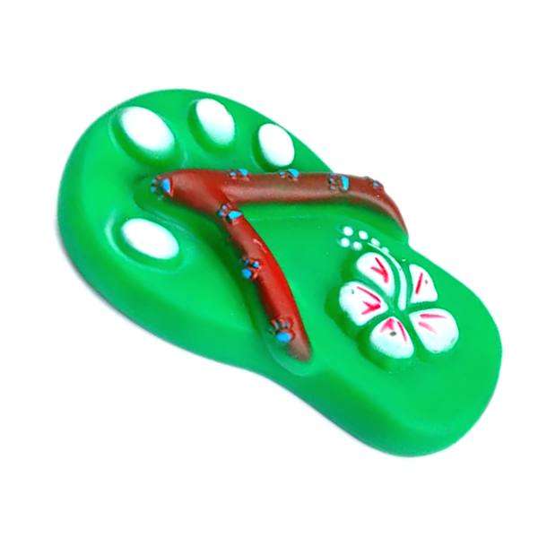 اسباب بازی سگ مدل سوتک دار دندانی طرح دمپایی