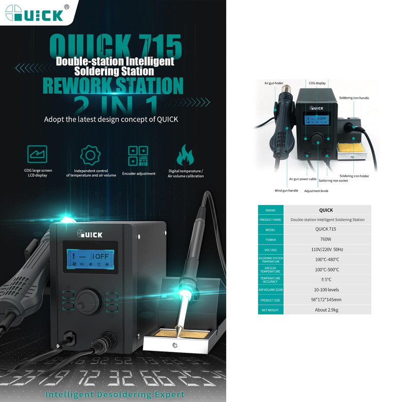 هویه و هیتر کوئیک مدل 715