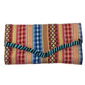 کیف پول زنانه مدل سنتی طرح گلیم اینه دار کد 112