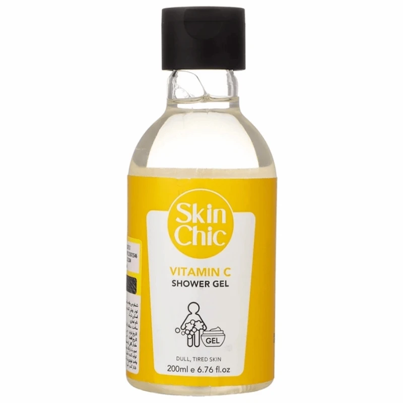 ژل شستشو بدن اسکین شیک مدل ویتامین C حجم 200 میلی لیتر